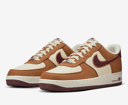 AIR FORCE 1 '07 LV8 'LIGHT BRITISH TAN/BURGUNDY CRUSH